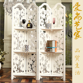 客厅雕花玄关 欧式 屏风隔断时尚 简约现代卧室办公桌酒店镂空折屏