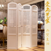 现代欧式 田园屏风双面简约防水酒店时尚 隔断办公室玄关客厅折屏