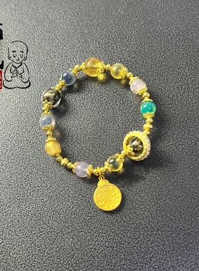 龙年糖心转运琉璃手串