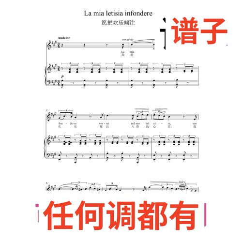 5A La mia letizia infondere 5页_A伴奏谱正谱声乐