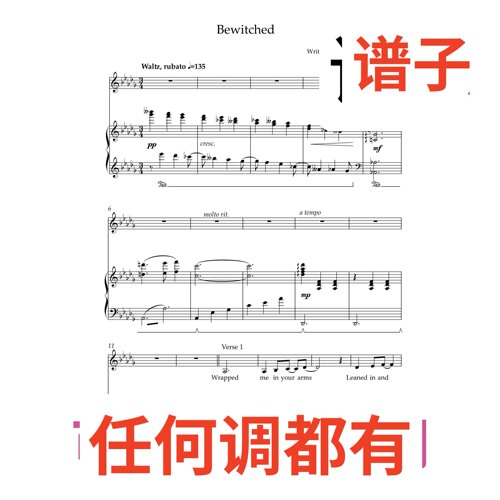 Bewitched 10页bD伴奏谱正谱声乐