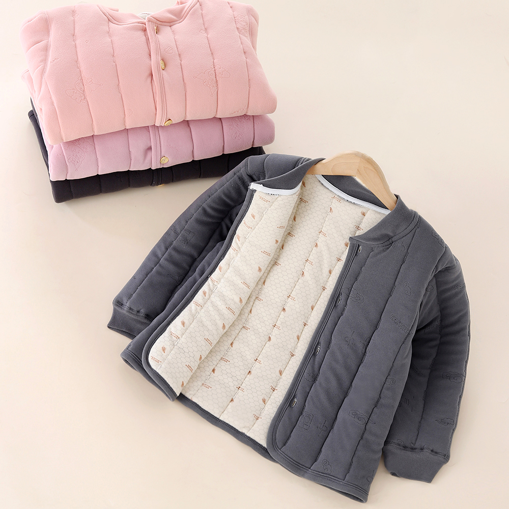 儿童校服神器内胆棉衣男女童冬装内穿棉服中大童蚕丝保暖宝宝棉袄