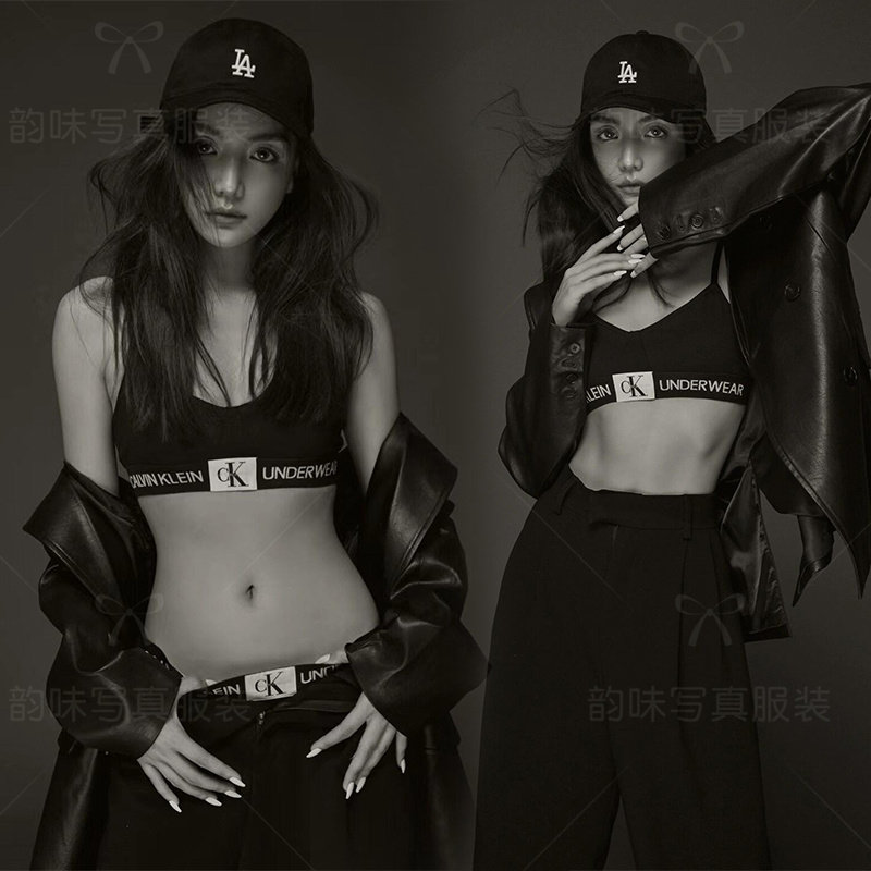 2026新款影楼写真主题时尚皮衣个性朋克私房艺术潮牌拍摄摄影服