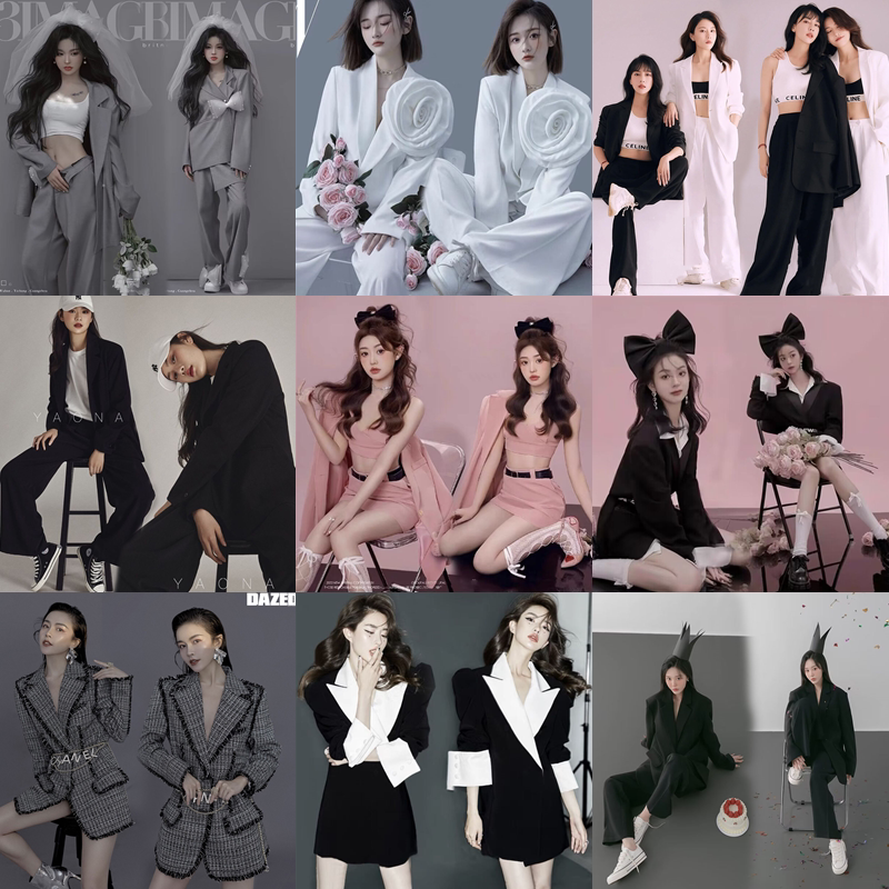 影楼新款23年其他摄影服拍照服装
