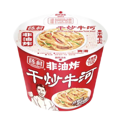 陈村干炒牛河粉广东宽粉速食泡面