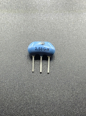 3.58M 村田陶瓷晶振 CSTLF3M58G55-B0 CST3.58MGW 直插3脚 滤波器