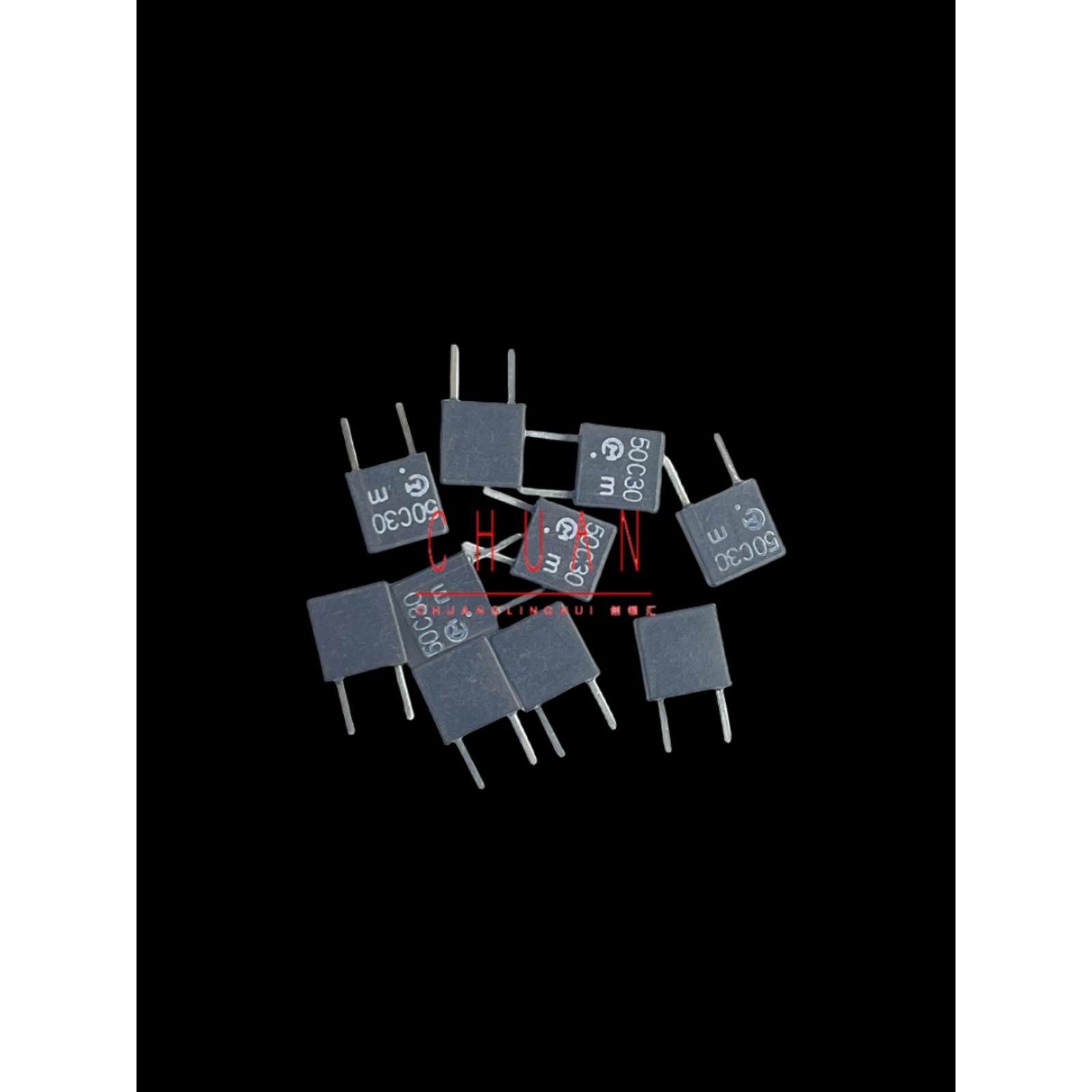 陶瓷鉴频器 CDBM450C30 450K 50C30 直插2脚 黑色 陶瓷晶振