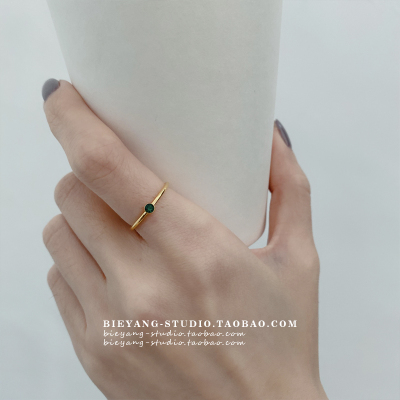 别样e584轻奢小众ins女百搭锆石