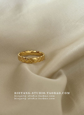 ins风博主款潮流高级感百搭女戒