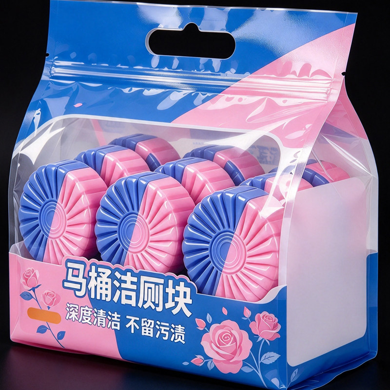 玫瑰香强效洁厕宝除垢除臭留香