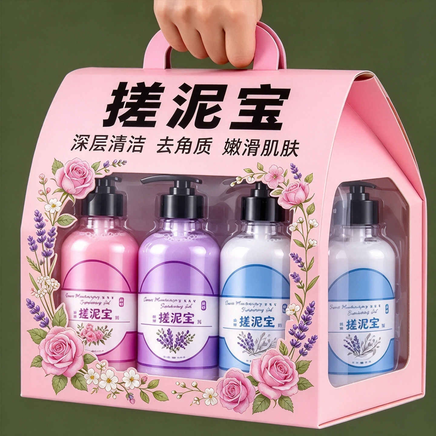 大容量搓泥宝去鸡皮留香