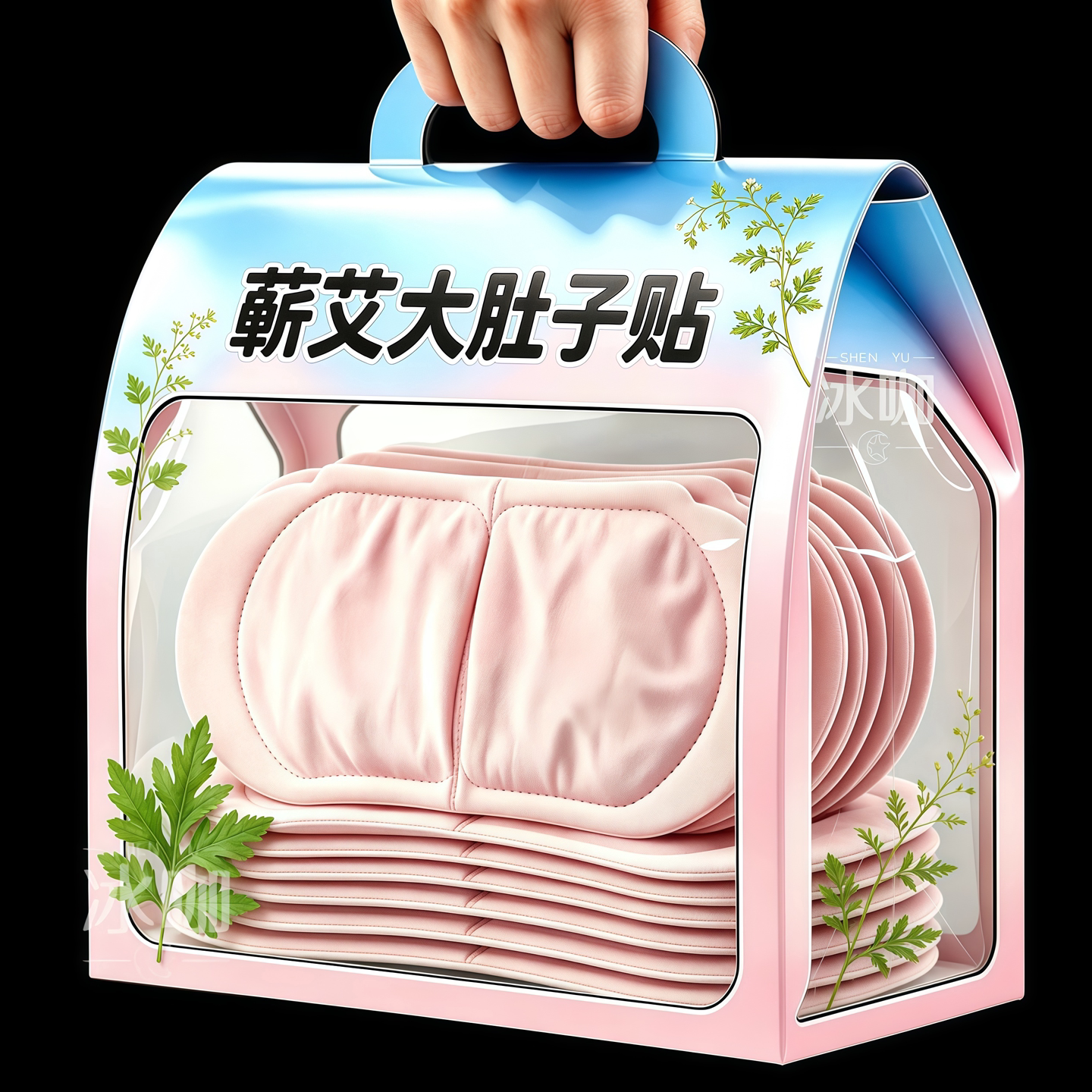将军藤艾草暖宫暖腹热灸贴