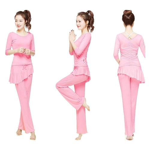 莫代尔健身广场舞瑜伽服运动套装