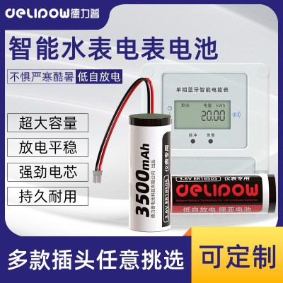 德力普智能水电表专用电池3V3.6V