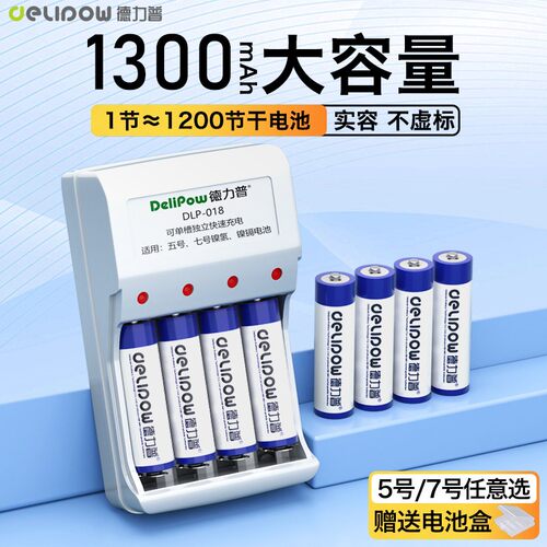 5号充电电池玩具遥控器德力普
