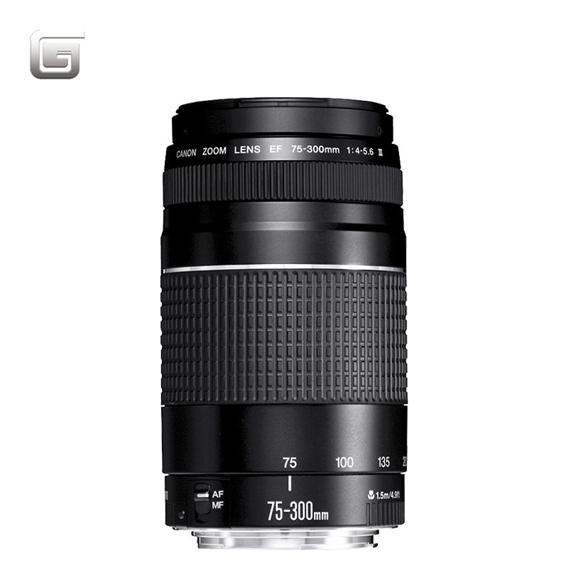 佳能EF75-300mm f/4-5.6 Ⅲ 全画幅便携长焦三代 中远摄变焦镜头