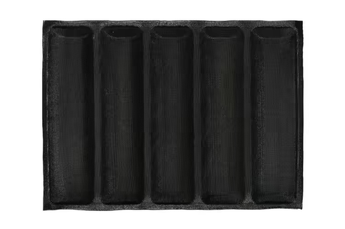 5格赛百味风味热狗面包模具34X46CM硅胶法棍面包模具不沾透气模具