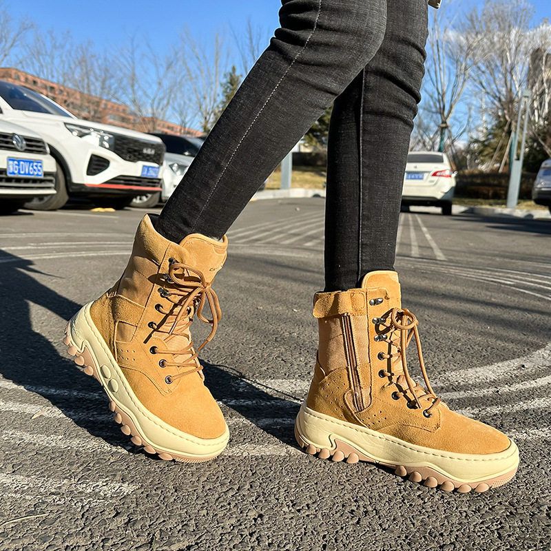 雪地东北加绒保暖2024加羊毛厚底