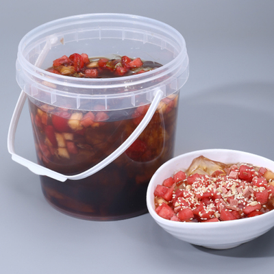 食品级塑料桶2升密封透明带盖