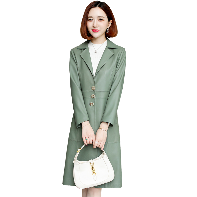 海宁真皮皮衣女2021高档洋气质