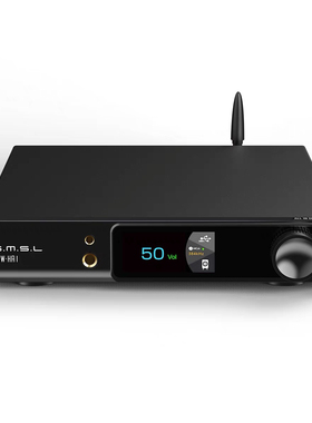 SMSL双木三林RAW-HA1 蓝牙功率放大器HiFi家用无源音箱解码一体机