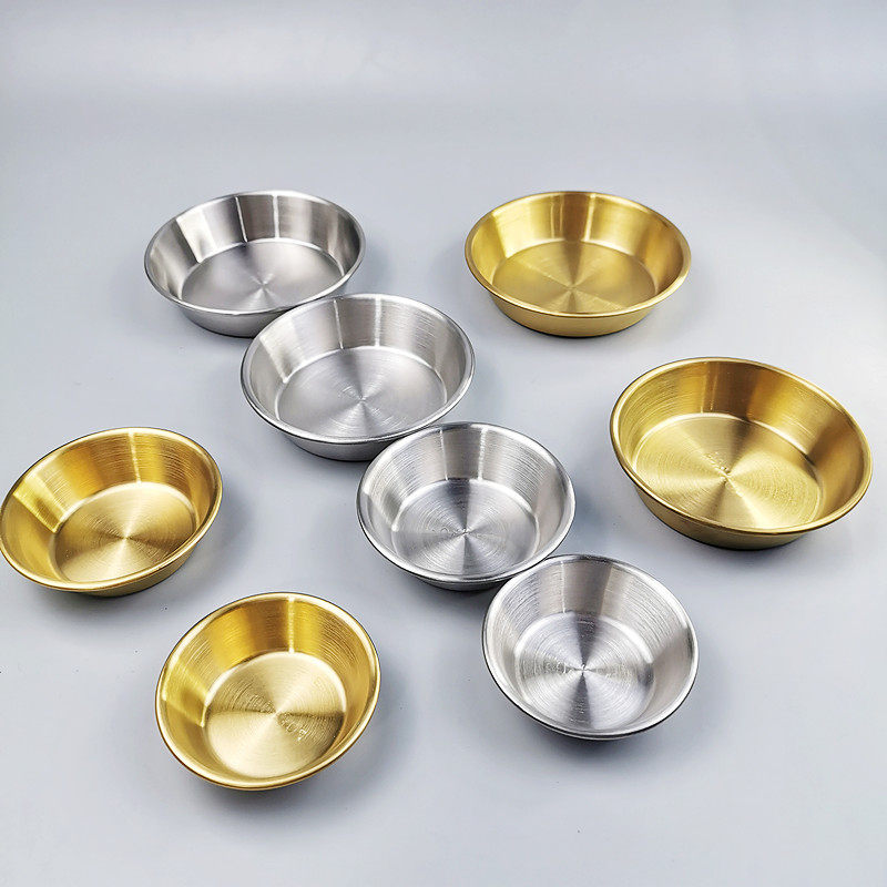 304不锈钢韩式酱料碟火锅碟子泡菜碟韩国料理调料碟黑椒调料餐碟,餐饮具,碟,淘宝优惠券,粉丝福利购,淘宝优惠卷