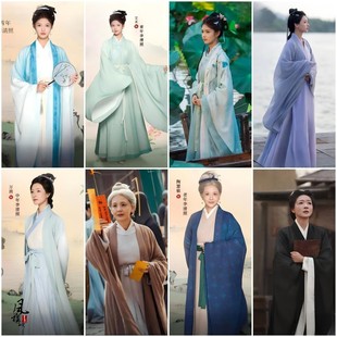 李清照同款 汉服宗师列传宋朝侍女才女诗人词人文人小姐服日常素雅