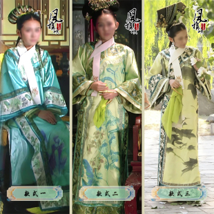 甄嬛传叶澜依同款妃子服拽妃叶答应宁贵人宁嫔清朝格格服满族旗服