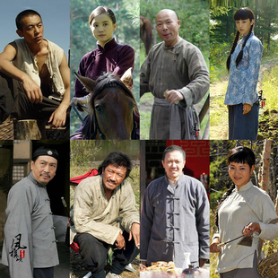 影视古装民国闯关东同款农民百姓棉麻服土匪服村姑丫鬟掌柜演出服