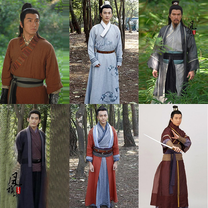 影视古装少年四大名捕张翰同款宋朝经典武侠侠客公子书生演出服装