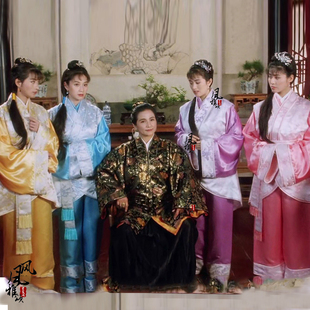 影视古装唐伯虎点秋香春香夏秋香冬香石榴姐如花同款小姐丫鬟汉服