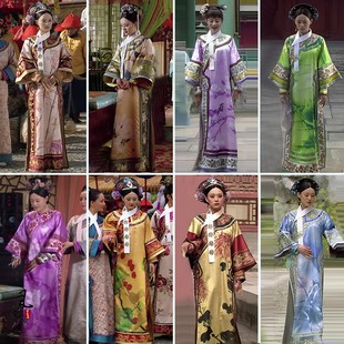 甄嬛传甄嬛同款妃子服清朝格格服福晋妃嫔服满族旗服福晋服清宫服