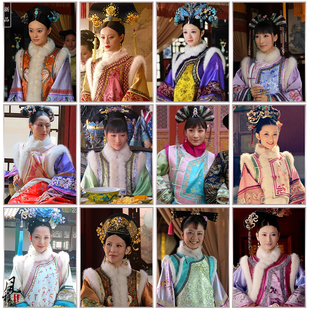 甄嬛传步步惊心同款古装马甲秋冬款背心夹棉保暖仿不毛古风复古