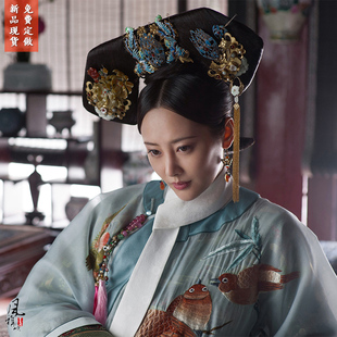 如懿传李纯魏嬿婉同款影视古装清朝常服格格服旗服公主妃子演出服