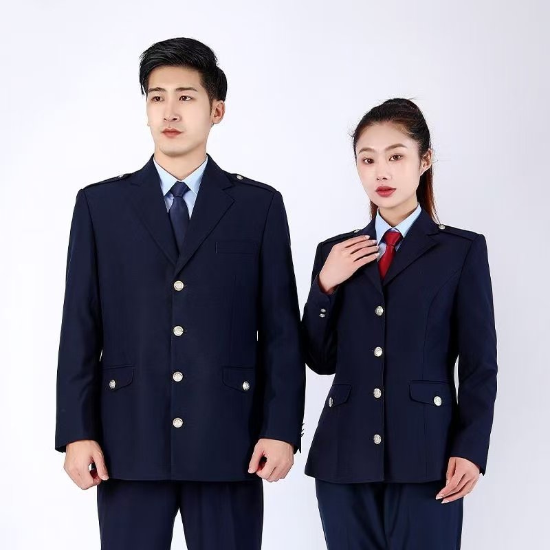 禾兑冬季服装四粒扣西装工作服外套男女款上衣裤子西装可团购定制