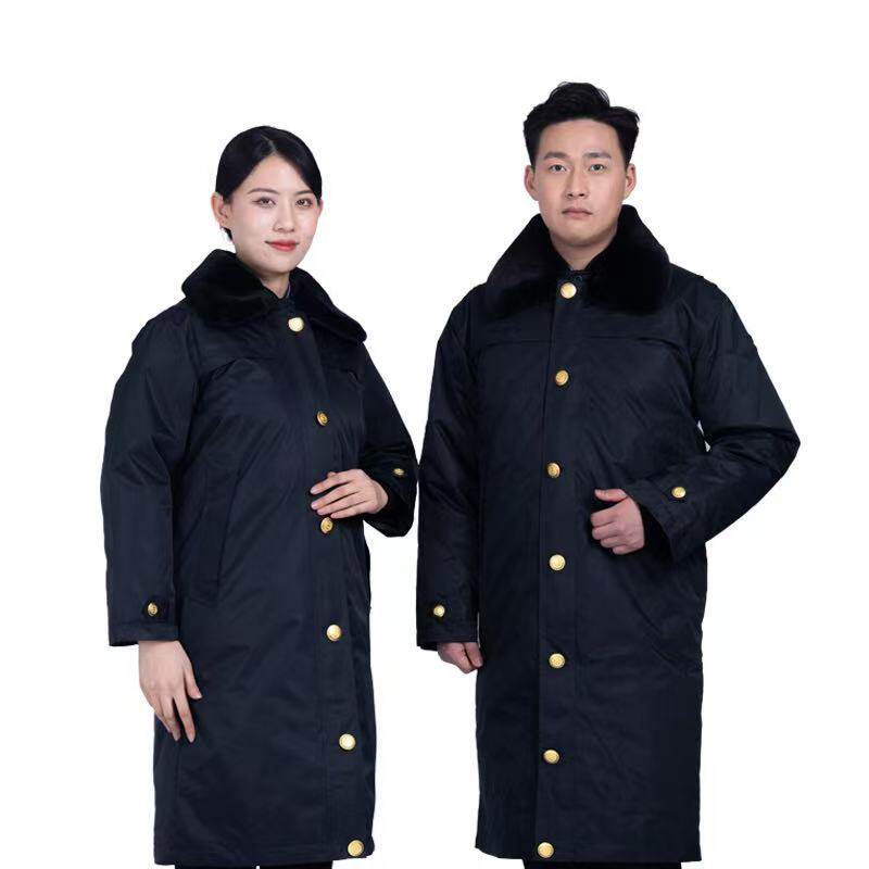 新款铁路大衣防寒服长款冬季