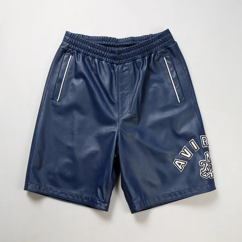 Classic US size loose fit sheepskin embroidered Pants