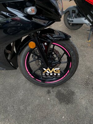 GSX S150 750轮毂贴花/GSX150R 250 600 750/DL250/GW250钢圈贴