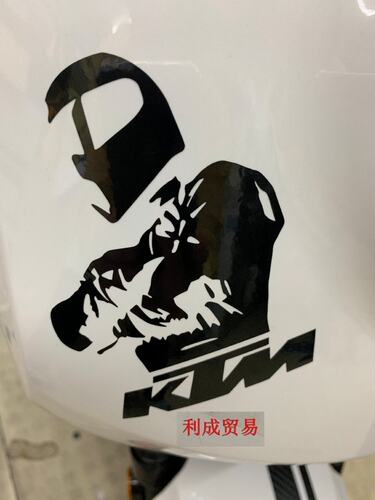 个性贴纸/匿名神秘试车手/RC390车贴/690DUKE/摩托车外壳边箱贴花