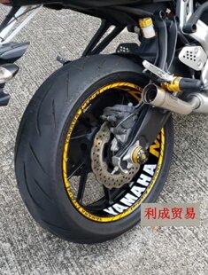 MT-07摩托车轮框贴/反光钢圈贴花/轮毂贴纸/可定制MT-03 09 10 15