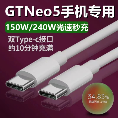 GTNeo5闪充线双Tyep-C240W