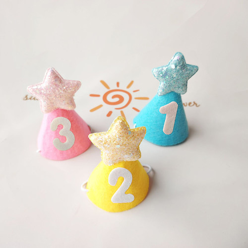 宠物生日帽子可爱ins五角星