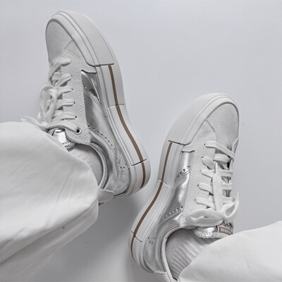 CONVERSE UU匡威未来银低帮厚底悠游鞋运动休闲滑板鞋 A15190C