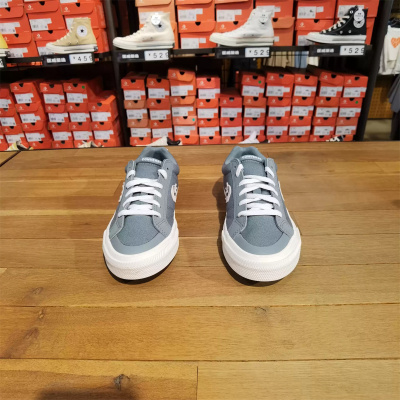 CONVERSE Sport Casual正品匡威灰蓝色低帮复古休闲滑板鞋A16018C