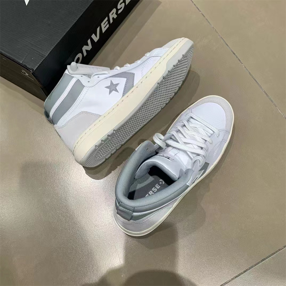 CONVERSE正品匡威Pro blaze灰白色牛皮星箭箭星低帮板鞋A09083c