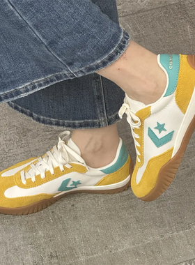 CONVERSE RunStar Ttainer匡威黄绿拼色鸳鸯流星德训鞋 A13055C