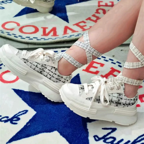 CONVERSE RunStar Legacy 匡威复古编织风低帮夹心厚底鞋 A17930C