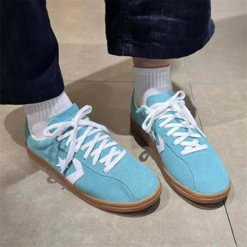 CONVERSE Classic Trainer匡威金标复古蒂芙尼绿德训板鞋 A16537C