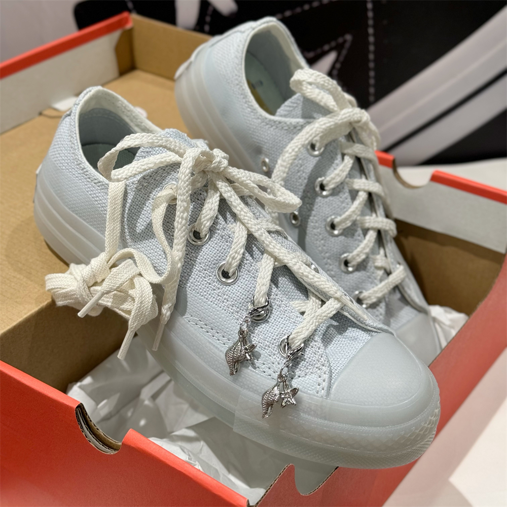 CONVERSE匡威1970S复古休闲冰淇淋浅蓝色低帮帆布鞋A10078c