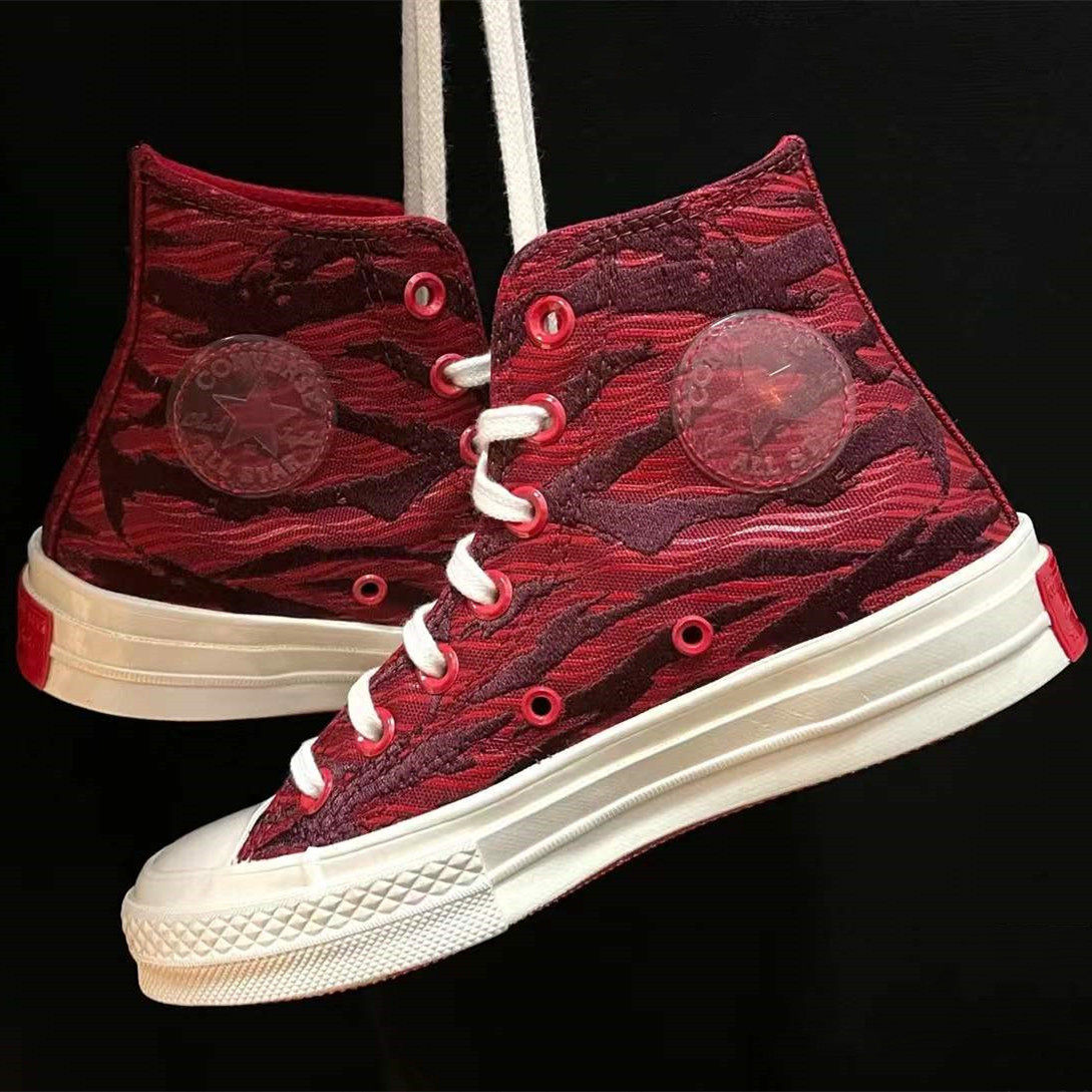 匡威22虎年限定1970红色水虎帆布